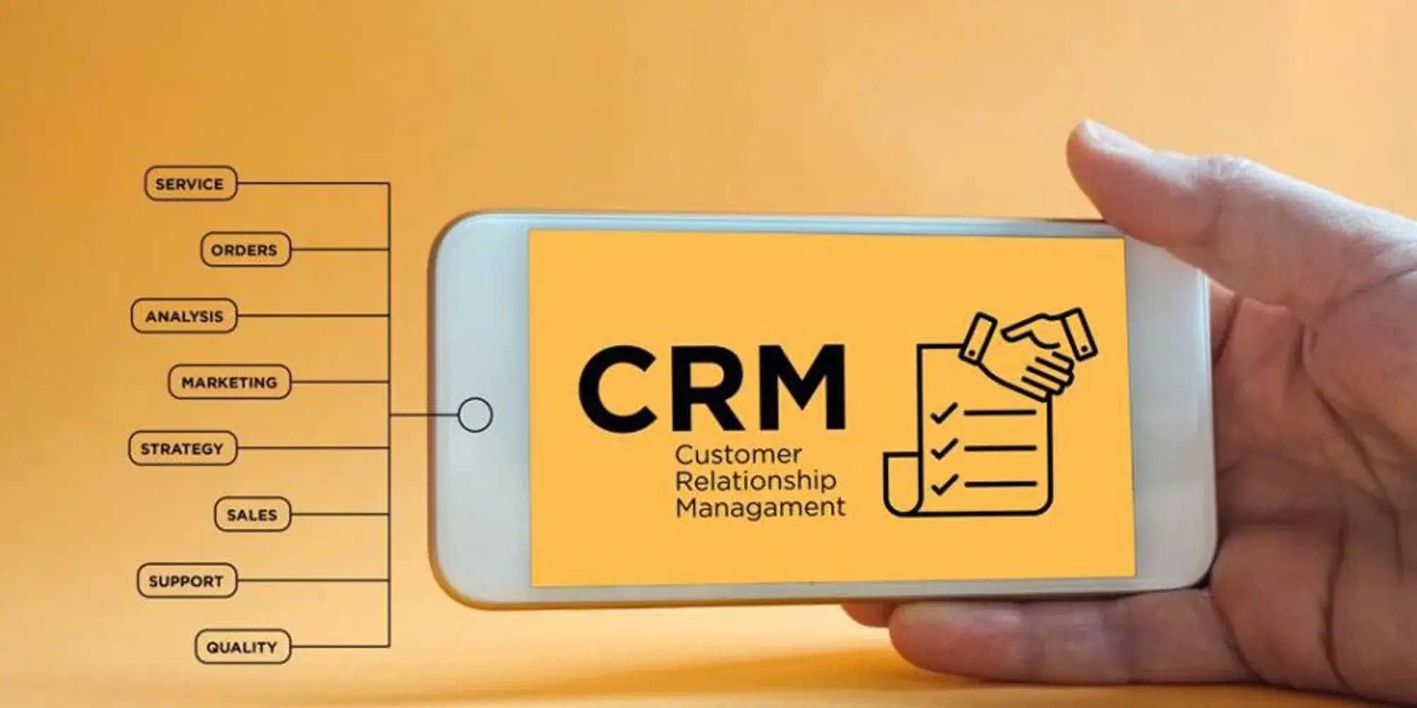 CRM software aids in managing customer relations