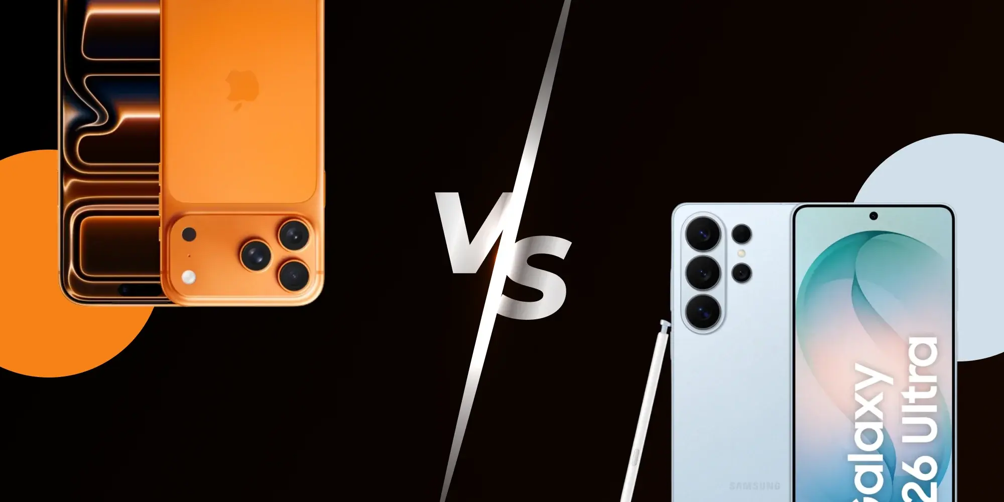 Samsung Galaxy S26 vs iPhone 17: Compare design