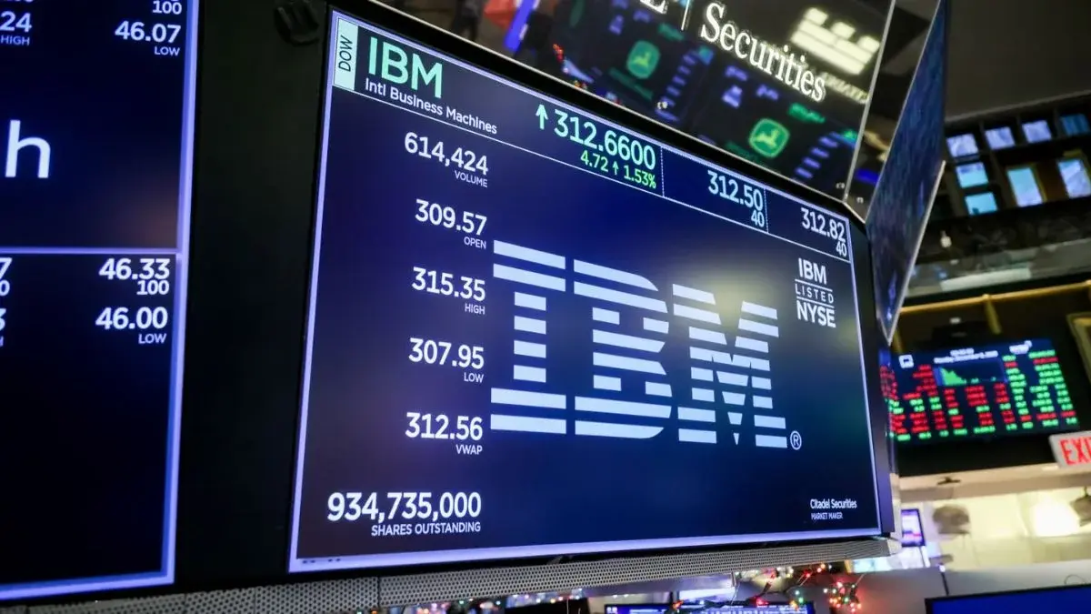 IBM stock crash