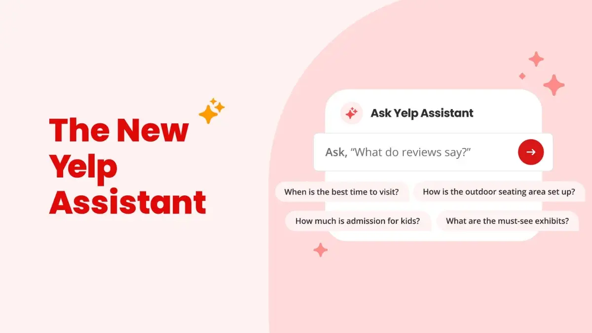 Yelp AI booking assistant