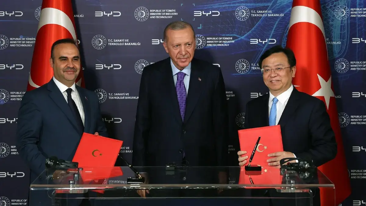 China’s BYD Enters $1 B Deal to Set Up EV Plant in Turkey BYD EV plant deal