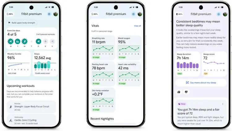 Google Personalizes Wellness Insights with New FitBit AI Health Coach App Google Personalizes Wellness Insights with New FitBit AI Health Coach App - TechResearch