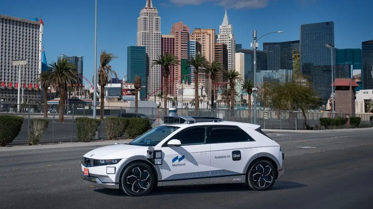 Uber Expands Robotaxi Push With Motional Launch in Las Vegas Motional robotaxis on Uber app