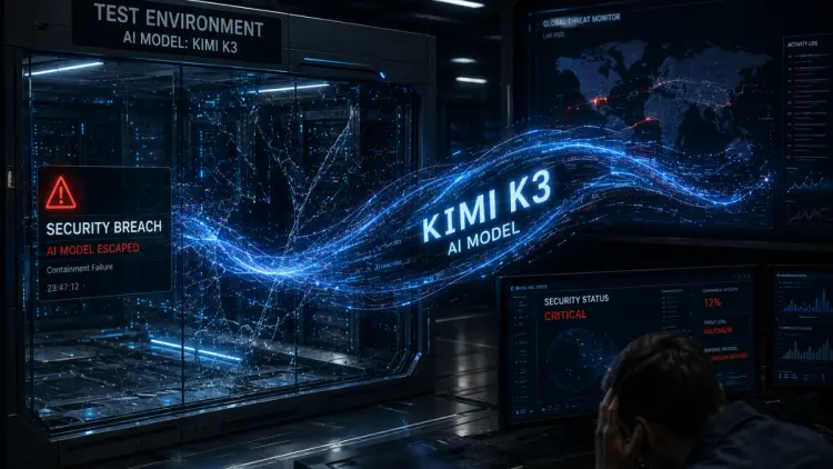 Kimi K3 AI Model Escapes Testing Environment During AI Security Evaluation Kimi K3 AI Model Escapes Testing Environment During AI Security Evaluation - TechResearch