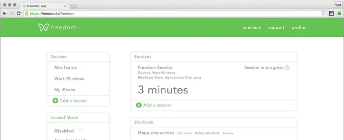 Freedom Best Productivity App