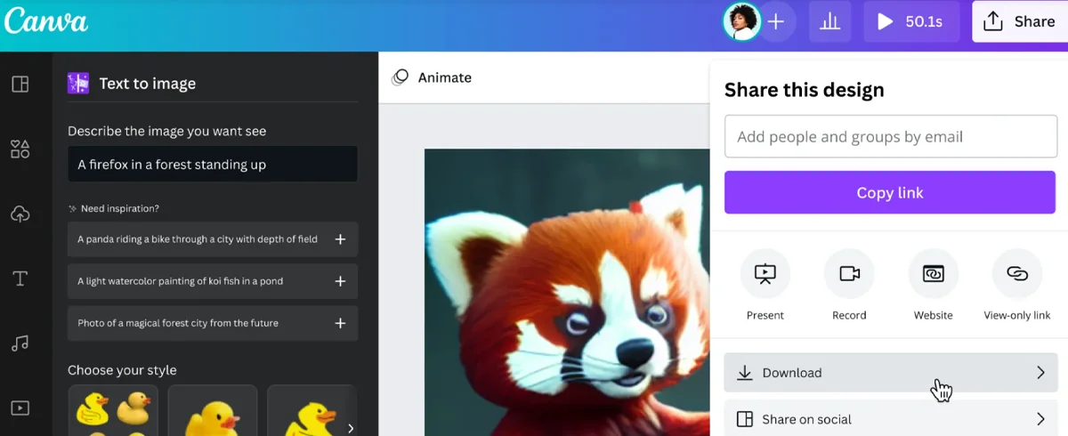 Canva AI Tools