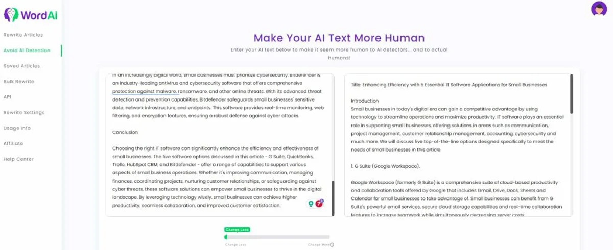 word AI Best paraphrasing tools