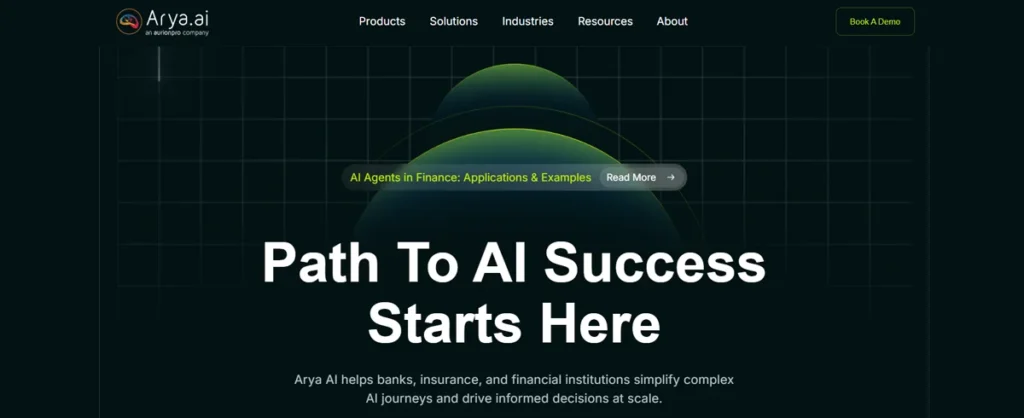 Arya.ai – Deep Learning for Financial Services