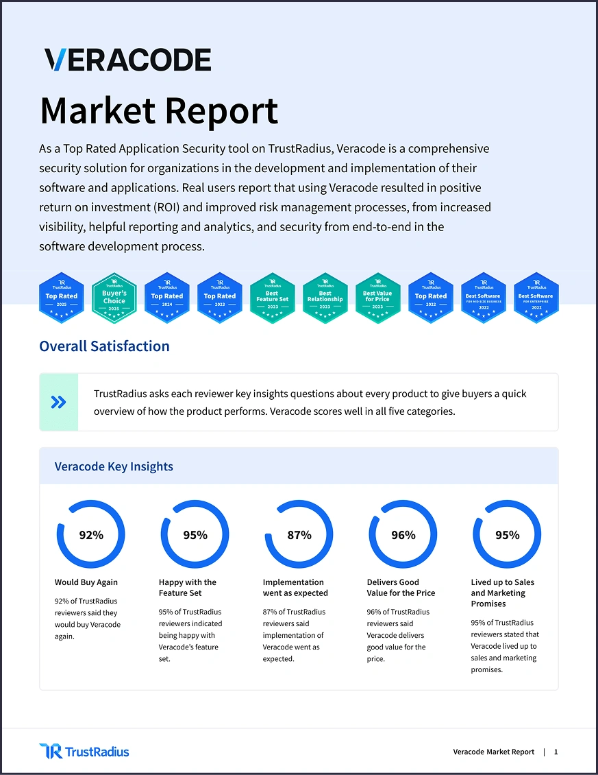 Veracode -Market Report TRustradius
