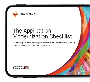 Informatica - A checklist for modernizing apps to embrace AI and cloud-native architecture