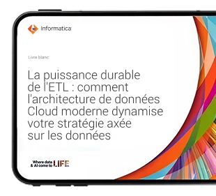 informatica - L'avantage de l'ETL fournir une architecture de données Cloud