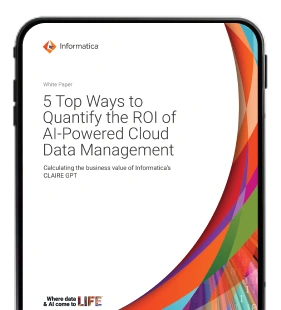 informatica - Quantify the business impact of CLAIRE GPT